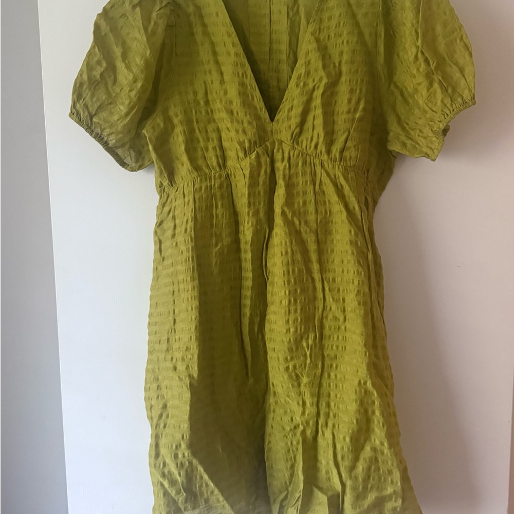 Madewell Green Flutter Sleeve tunic